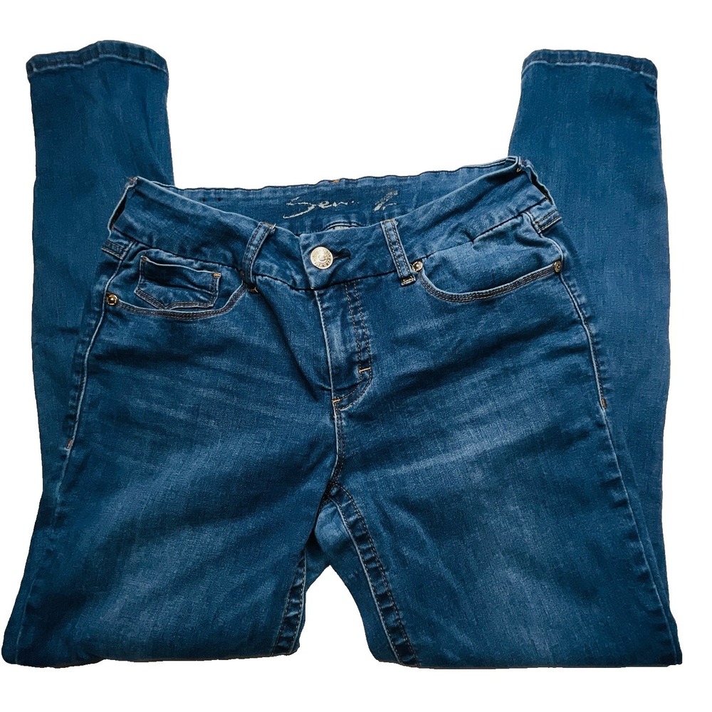 Seven7 Skinny Jeans Women 12 Medium Wash Stretch Denim Y2K‎ Minimalist